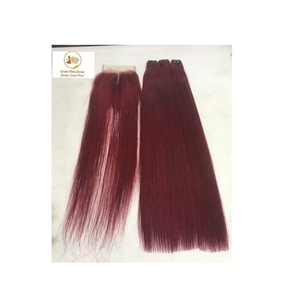 Extensions de cheveux humains 100% Remy vierges de marque vietnamienne, super double drawn, cuticules alignées, lisses, 100g, les plus vendues - Product Image 1
