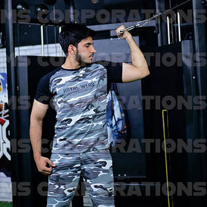 Qualité supérieure Vente en ligne pour hommes Ensemble d'été à prix réduit Vente à chaud Ensemble d'été fitness pour salle de sport - Product Image 3