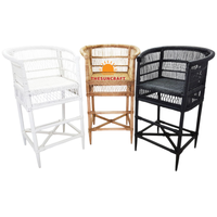 Moderne Simple Commercial Bar Restaurant Hauteur Meubles Île Chaise En Rotin Tabourets De Bar En Gros Prix De Haute Qualité