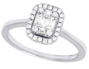 แหวนเพชรโมอิสทรงกลมและบาแกตต์ทรงสี่เหลี่ยมหรูหราแหวนคลาสสิกสำหรับผู้หญิงใน925เครื่องประดับเงินสำหรับงานแต่งงาน - Product Image 3