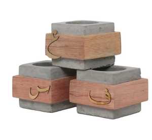 Brûle-encens élégant en bois brun de tonalité moyenne, habilement enveloppé d'un cordon blanc pour une ambiance naturelle et apaisante à la maison - Product Image 6