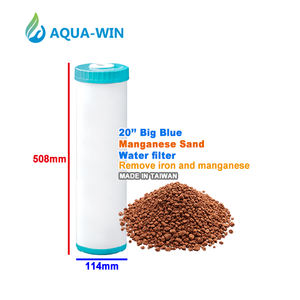 Filtre à sable au manganèse bleu de 20 pouces pour l'élimination du fer et du manganèse dans l'eau souterraine - Product Image 1
