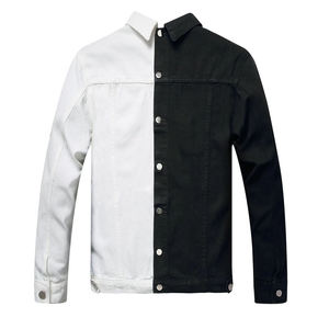 Wholesale New Fashionable Men's Plus Size Canvas <b>Denim</b> <b>Jacket</b>-Double Color Hooded Windproof Customizable - Product Image 6