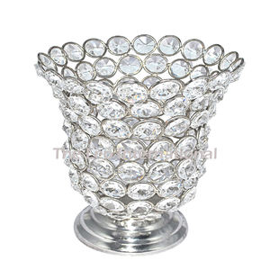 Centro de Mesa de Boda de Diseño Art Deco Americano de Lujo, Florero Alto de Cristal Hecho a Mano, Florero de Mesa para Decoración del Hogar - Product Image 5