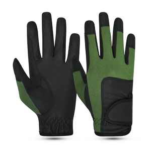 Gants d'équitation en cuir pour dames, filles, femmes et hommes, gants d'équitation antidérapants en cuir pur - Product Image 5