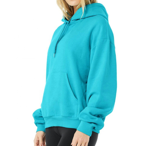 Sudadera con Capucha para Mujer, Color Personalizado, Bolsillo Canguro, Cordones, 100% Algodón, Ecológica, Venta al Por Mayor, Novedad 2024 - Product Image 6