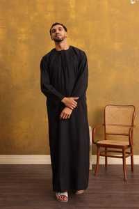 Premium été 2025 musulman hommes décontracté Thobe léger respirant dubaï traditionnel islamique vêtements - Product Image 3