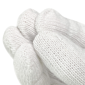 Gants de sécurité industriels de haute qualité, résistants, en tissu de coton doux, très populaires, gants d'inspection blancs pour la protection des mains et des bras - Product Image 3