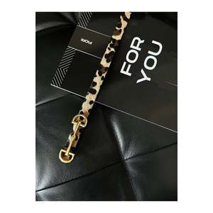 Long, Thin Leopard Print Women's <b>Belt</b> with <b>Gold</b> Buckle, Jacket <b>Belt</b>, Shirt <b>Belt</b>, <b>Dress</b> <b>Belt</b> - Leopard-<b>Gold</b> - Product Image 4