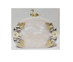 Stylish Resin <b>Bag</b> Women <b>Bag</b> Bridal Handbags Hot Sale Wedding Handbag Fashionable New Arrival Resin Purse <b>Clutch</b> Handcrafted - Product Image 6