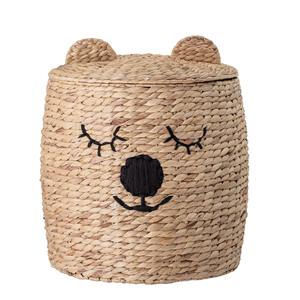 Panier en jacinthe d'eau avec motif visage souriant, panier de rangement fait à la main, vente en gros, écologique, fabriqué au Vietnam - Product Image 2