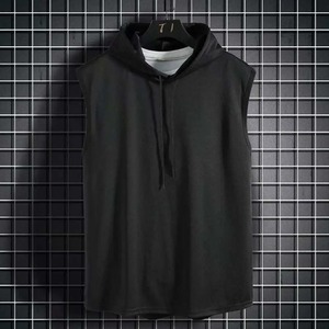 Débardeurs sans manches d'été en coton doux tricoté pour hommes, gilets de course pour la gym, le fitness, la musculation et les muscles. - Product Image 5