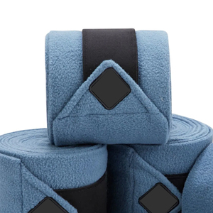 Envolturas profesionales para piernas de polo de caballo, forro polar de doble cara, vendaje flexible duradero, vendajes de lana para caballos - Product Image 4
