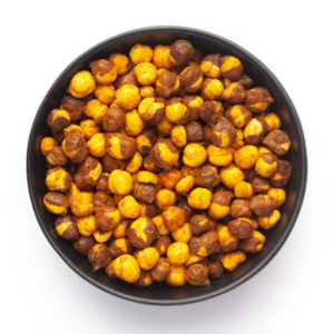 Pois chiches chana grillés indiens de qualité supérieure, haricots épicés hypocaloriques à haute teneur en protéines, sans OGM, prêt-à-manger, emballage en boîte - Product Image 3
