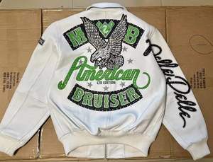 เสื้อแจ็กเก็ตมอเตอร์ไซค์ย้อนยุคของผู้ชายหนังแท้แท้เสื้อโค้ทคอปกทรงสลิมฟิตหนังวัวเทรนด์ลำลองสำหรับแข่งรถ - Product Image 5