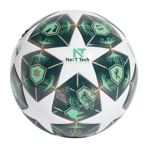 Meilleur ballon de football à liaison thermique de qualité supérieure design de taille 5 avec logo personnalisé football pour intérieur extérieur - Product Image 1