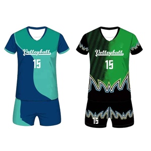 Uniforme de Voleibol Personalizado de Moda, Deportivo, de Secado Rápido, Transpirable, Antibacterial, Ecológico, para Equipos, Unisex - Product Image 1