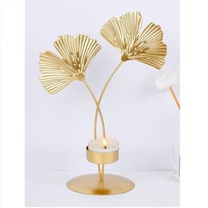 Bougeoir Bougeoir en métal pour l'éclairage et la décoration de la maison Ensemble Bougeoir décoratif élégant finition antique - Product Image 2