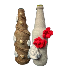 Colección de botellas de yute para el hogar, bolsas de vino para decoración de Hotel, venta al por mayor, precio barato, último diseño - Product Image 2