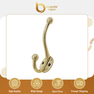 Gancho de Pared Moderno de Latón de 125 mm para Sombreros y Abrigos, Diseño Sólido de 150 g para Dormitorio, Precio con Descuento, Alta Calidad, India - Product Image 2