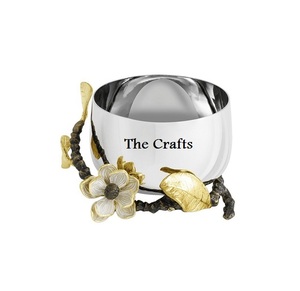 Classic Design Salad <b>Serving</b> <b>Bowl</b> With High Quality Gold And <b>White</b> Color <b>Serving</b> <b>Bowl</b> At Affordable Price - Product Image 5