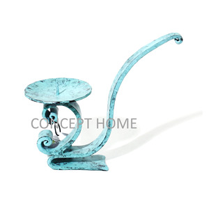 Candélabre en fer de luxe nouveauté accessoires de décoration de mariage pilier bougeoirs pour salon utiliser marblecandle pot - Product Image 1