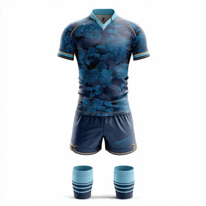 Ensemble de vêtements de sport imprimés pour le rugby, uniforme d'entraînement, nom de l'équipe, maillot de rugby, haut, short de football - Product Image 6