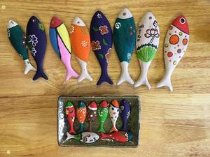 Figurine de poisson en bois fabriquée à la main pour créer une ambiance paisible à la maison - Product Image 5