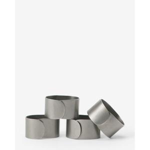 Anneaux de serviette en acier inoxydable de luxe avec des matériaux écologiques et un savoir-faire sans couture pour des expériences culinaires haut de gamme - Product Image 4