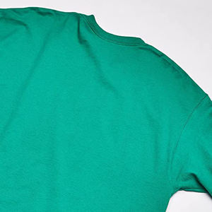 T-shirt homme vert Kelly émeraude uni, coupe classique, manches courtes, col rond, basique - Product Image 5
