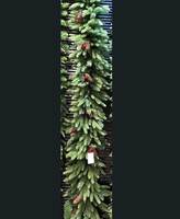Guirlande de Noël suspendue, décoration verte pour porte d'entrée, guirlande pour porte d'intérieur, décoration de fête à prix avantageux
