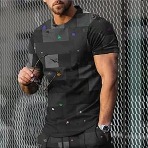 Ensembles de vêtements de sport de rue Hip Hop pour hommes T-shirt et pantalon à col rond respirant 100% coton Vêtements de sport d'été à la mode Vêtements pour hommes - Product Image 2