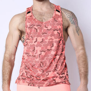 Custom Men's Tank Top With Breathable Quick Dry <b>Fabric</b> And Sleeveless Design Perfect For Gym Workout Fitness And Casual Wear Top - Product Image 1