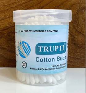 Hisopos de Algodón Desechables de Doble Cara de Súper Calidad para Uso Hospitalario, 300 Hisopos por Caja, Precio al por Mayor del Fabricante de la India - Product Image 3