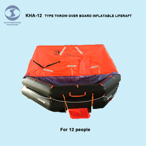 قارب مياه بحري معتمد من SOLAS طوف قابل للنفخ أوتوماتيكي للحياة للأشخاص - Product Image 5