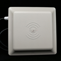 Lector RFID UHF con Protocolo Wiegand, Plástico ABS, Largo Alcance de 4-6 Metros