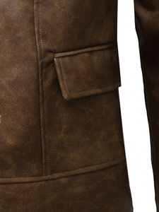 Lupin เสื้อแจ็กเก็ตหนังผู้ชายสำหรับ2025ผ้าแคนวาสสำหรับระบายอากาศได้ดีดีไซน์ที่ดีที่สุด - Product Image 2