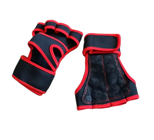 ถุงมือออกกำลังกายผ้าสแปนเด็กซ์ระบายอากาศได้ดีสำหรับผู้ชายใช้ในยิมถุงมือสำหรับยกน้ำหนักตกปลาฟิตเนส - Product Image 3