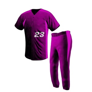 Tenue de sport en tissu performant de qualité supérieure, ensemble uniforme de baseball pour hommes, maillot de baseball pour sports de plein air - Product Image 3