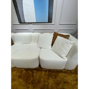 F-AFFAIR SECTIONAL <b>SOFA</b> Boucle <b>Material</b> Living Room Furniture Set for Home for Living Rooms and Apartments - Product Image 3