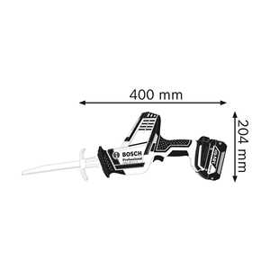 Scie sauteuse compacte sans fil avec 3 lames pour la découpe du métal et du bois, usage domestique et industriel, sans L-BOXX, certifiée GS - Product Image 5