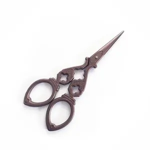 Best Quality Fancy Embroidery Scissors With Sharp Metal Steel Fine Pointed Blades Sewing Embroidery Scissors