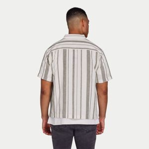 Vente en gros bon marché Chemise/vêtements de rue en denim de coton à la mode décontractée Chemise imprimée de logo personnalisé pour hommes - Product Image 4