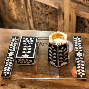 Vela de soja de lujo de perla madre de madera de alta calidad aroma árabe Oud Ramadan Eid Diwali regalo del Día del Padre decoración del hogar FWE - Product Image 2