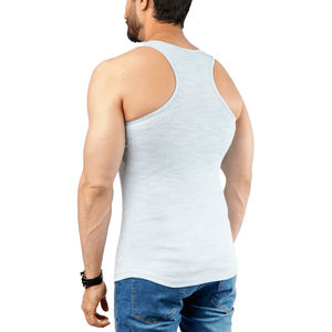 Meilleurs débardeurs de gymnastique pour hommes 2024 maillots respirants pour hommes vêtements de Fitness débardeurs unis pour les Offre Spéciale - Product Image 5