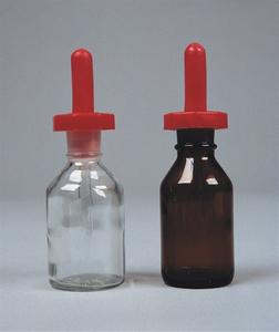 ขวดน้ำหยดรุนแรง,ฝาปิดใส Borosilicate แบบปากแคบสามารถใช้แทนกันได้และจุกยางปรับแต่งยาล้าง Neutra - Product Image 3