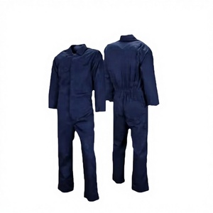 Wholesale High Quality 230 GSM Cotton Polyester Cargo Pocket Safety Coveralls Hi Vis Reflective Industrial Workwear Factory - Product Image 6
