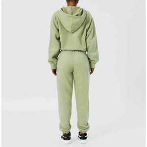 Nouvel ensemble de jogging à capuche en deux pièces avec logo diamant personnalisé pour l'entraînement et le jogging d'hiver, fabriqué au Pakistan - Product Image 6
