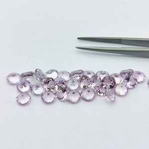 DIY Jewelry Accessories High Quality 4mm to 10mm Natural Rose De <b>France</b> Amethyst Round Cut Loose Gemstones at Wholesale Price - Product Image 2