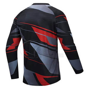 Maillot de Ciclismo MTB Profesional con Estampado por Sublimación, Maillot de Motocross Downhill, Logotipo Personalizado, Ropa de Ciclismo MTB Transpirable - Product Image 2